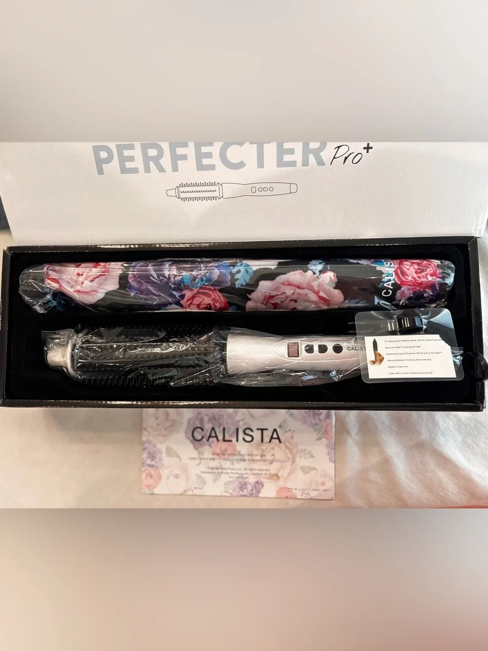 Calista Perfecter Pro+ Heated Round Brush Styling Tool New in Box